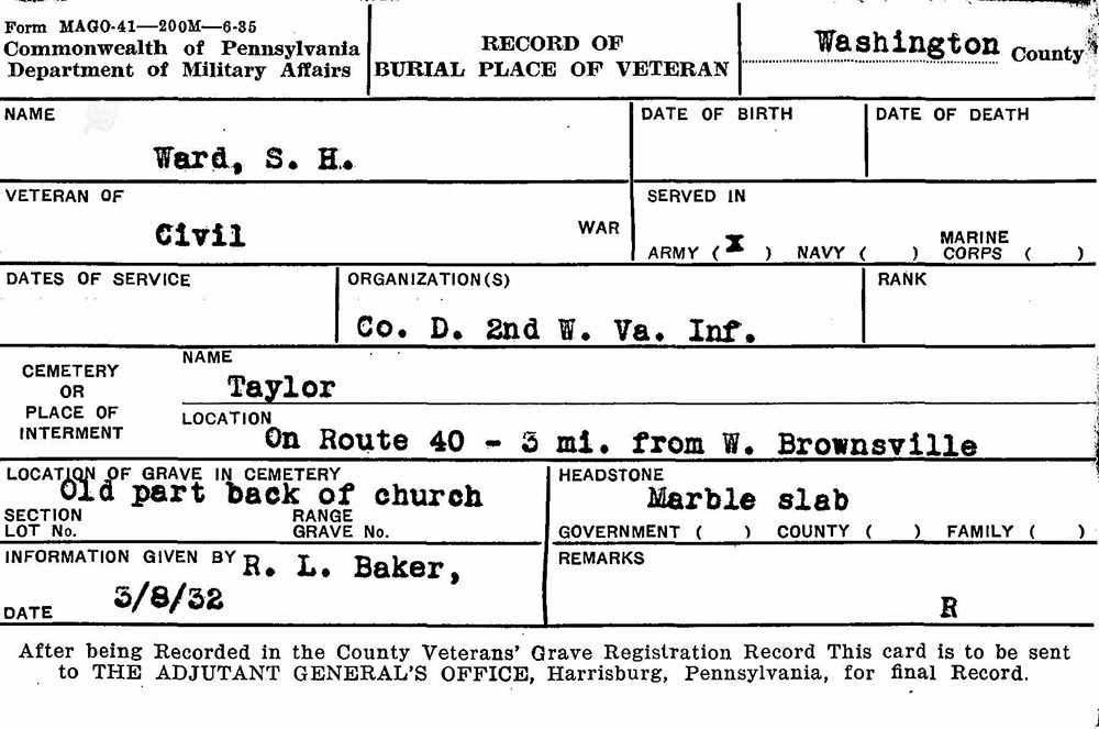 veteran burial